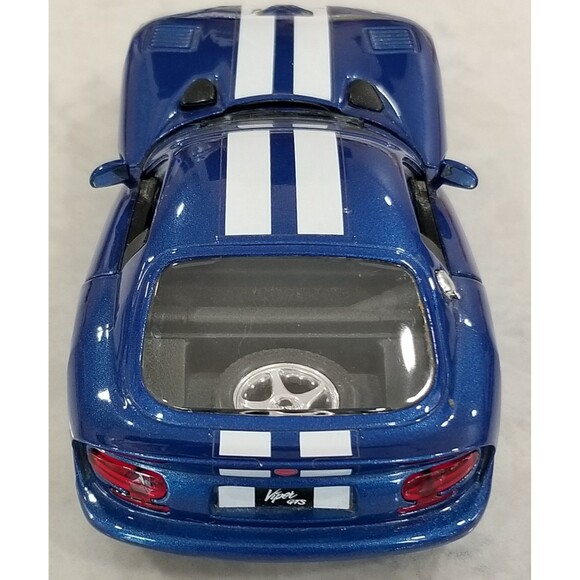 Burago Dodge Viper GTS Coupe Blue Diecast 1:24 Sports Exotic Car Classic Italy - Picture 5 of 9